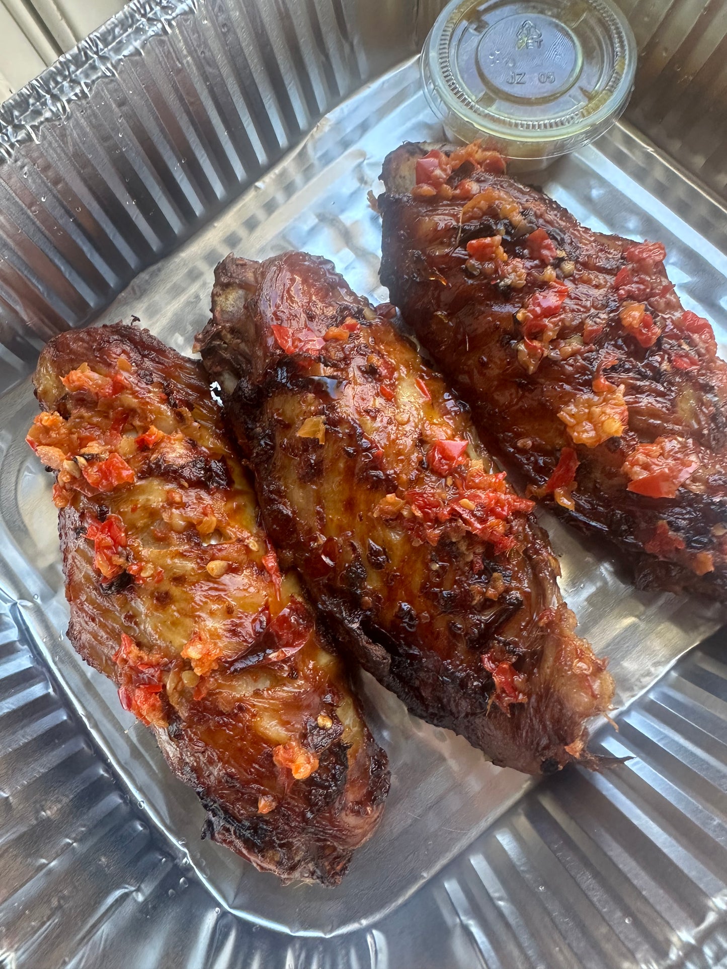 Single Peppered Turkey Wing (Weekend Only)