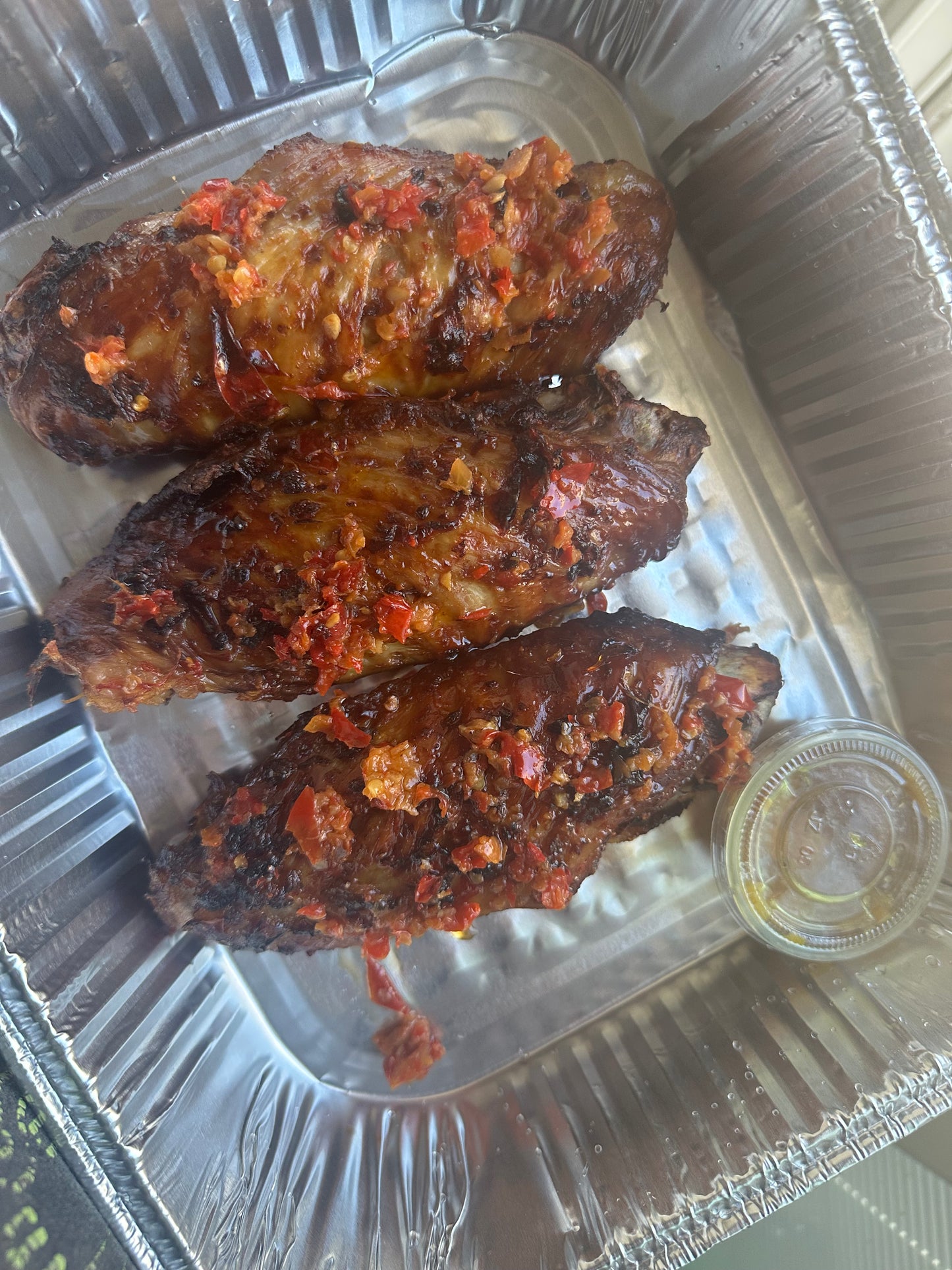 Single Peppered Turkey Wing (Weekend Only)