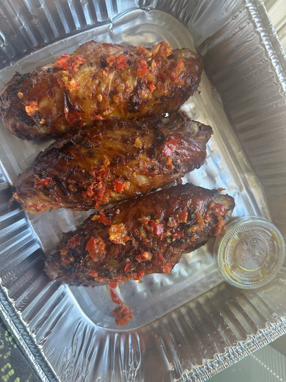 Single Peppered Turkey Wing (Weekend Only)