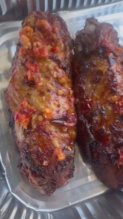 Single Peppered Turkey Wing (Weekend Only)